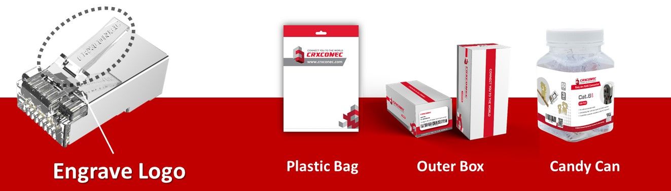 Cat6 RJ45 Connector UTP OEM Availability